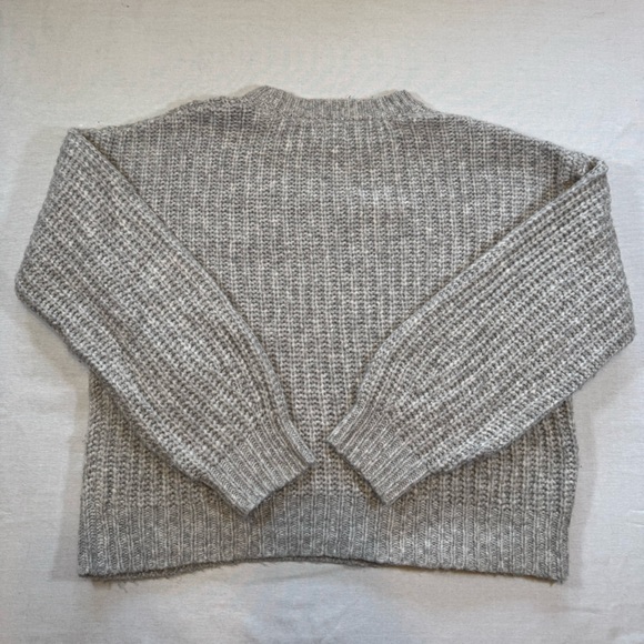 a new day Women's Thick Knit Heather Gray Sweater - Picture 9 of 9